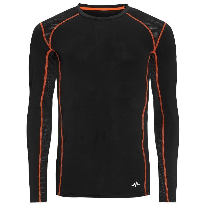 180 bpm Men's Tech Roundneck S Dark Navy/Flame