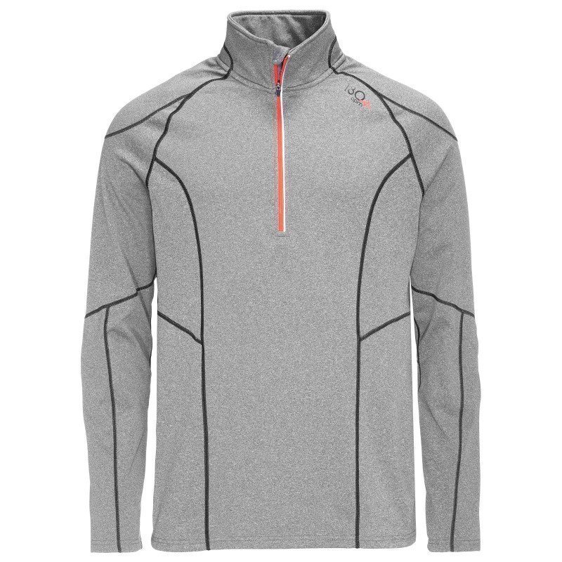 180 bpm Men's XC Run Zip Sweater M Grey