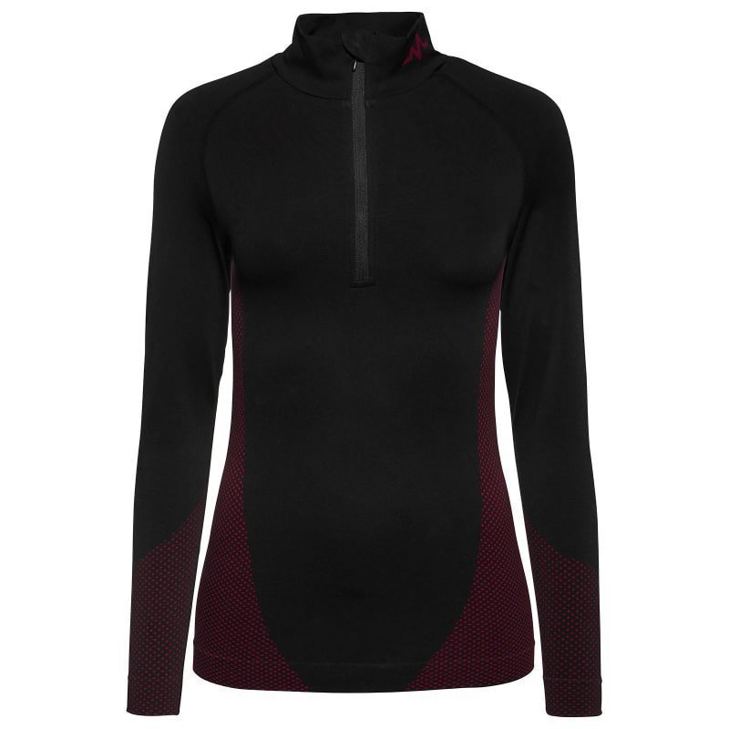 180 bpm Seamless Tech Women's Top M/L Black / Windsor Wine