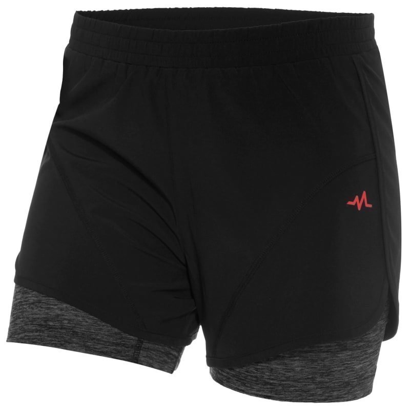 180 bpm Women's XC Run 2in1 Shorts L Black