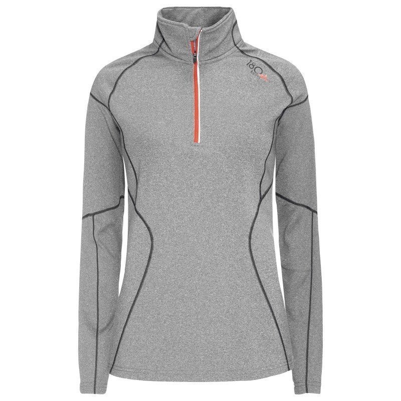 180 bpm Women's XC Run Zip Sweater L Grey