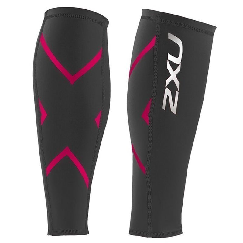 2XU Compression Calf Guard XS Ink/Cherry Pink