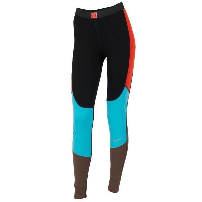 Aclima Lars Monsen Anárjohka Longs Woman XS Jet Black/Poinciana/Blue