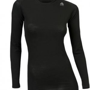 Aclima LightWool Shirt Crew Neck Women musta