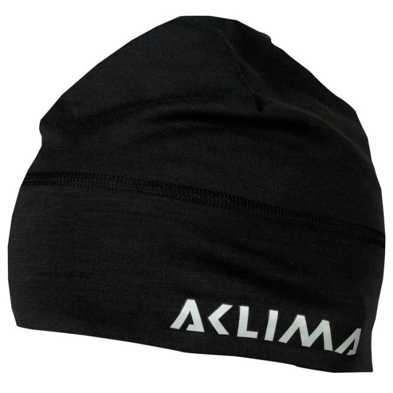 Aclima Lightwool Beanie 1SIZE Jet Black