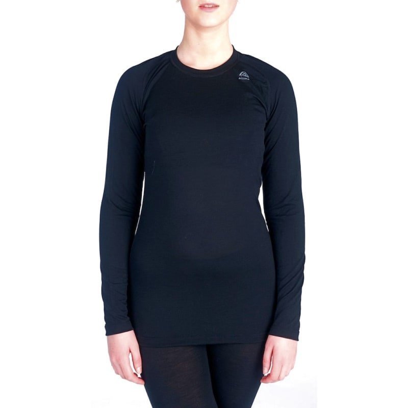 Aclima Lightwool Crew Neck Woman L Jet Black