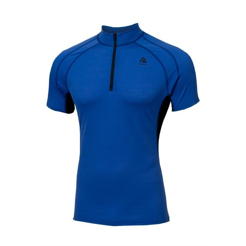 Aclima Lightwool Speed Shirt Man XS DAZZLING BLUE/JET BLACK