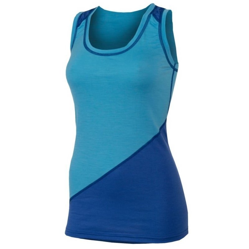 Aclima Lightwool Wrestler Shirt Woman S HERITAGE BLUE/DAZZLING BLUE