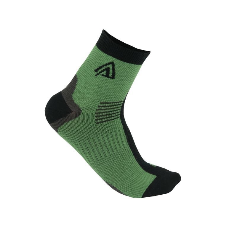 Aclima Running Socks 2-Pack 32-35 Deep Grass Green/Jet Black