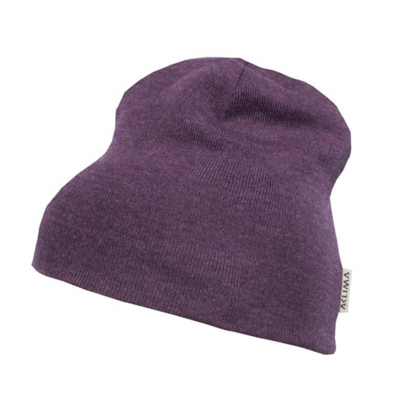 Aclima Warmwool Classic Beanie Unisex 1SIZE Blackberry Wine