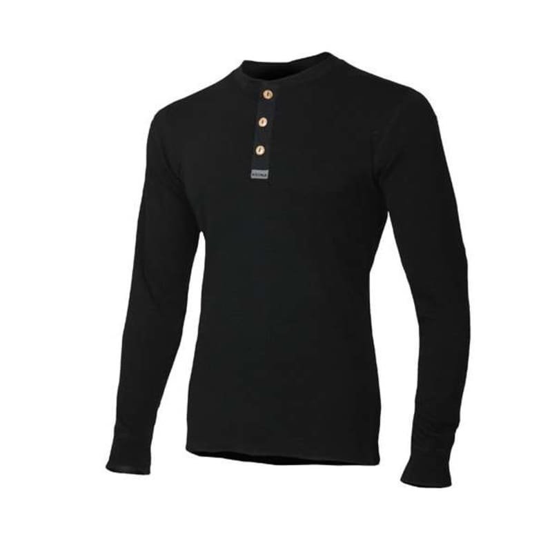 Aclima Warmwool Granddad Shirt XS Jet Black