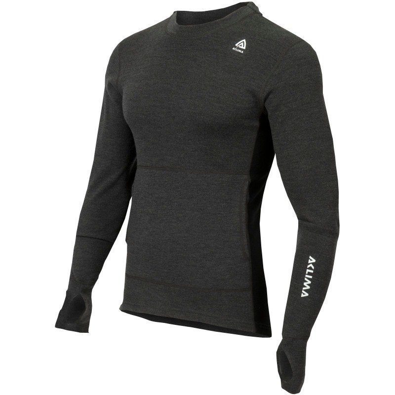 Aclima Warmwool Hood Sweater Men's XL Merengo/Jet Black