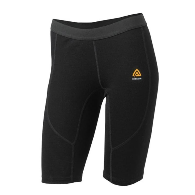 Aclima Warmwool Long Shorts Women's L Jet Black