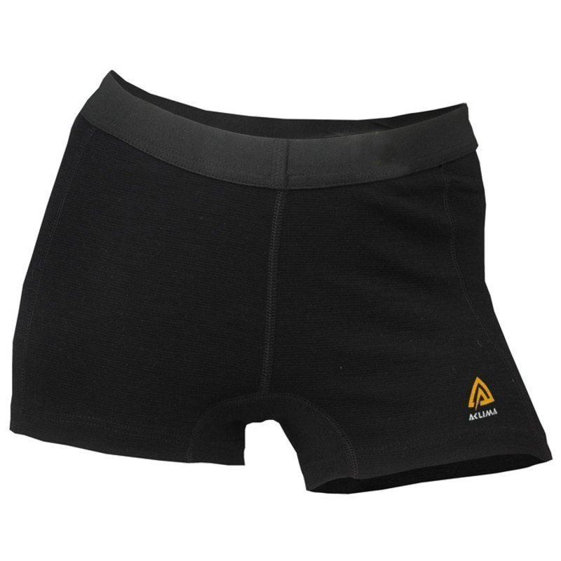 Aclima Warmwool Shorts Woman L Jet Black