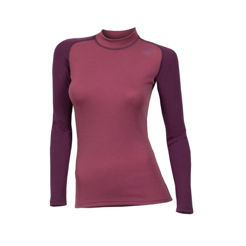 Aclima Women's Warmwool Shirt Crew Neck XL Damson/Grape Wine