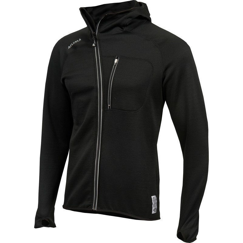 Aclima Woolshell Jacket W/Hood Man M Jetblack