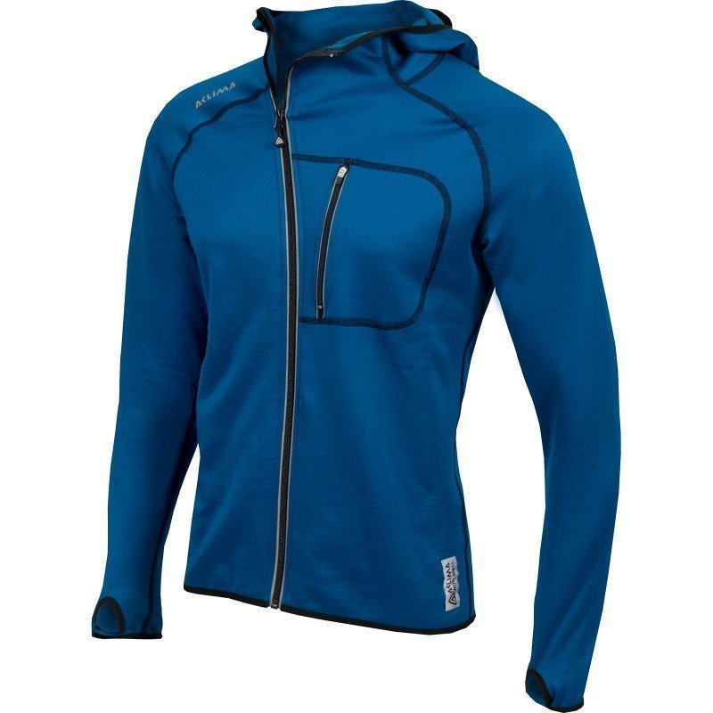 Aclima Woolshell Jacket W/Hood Man S Blue Sapphire