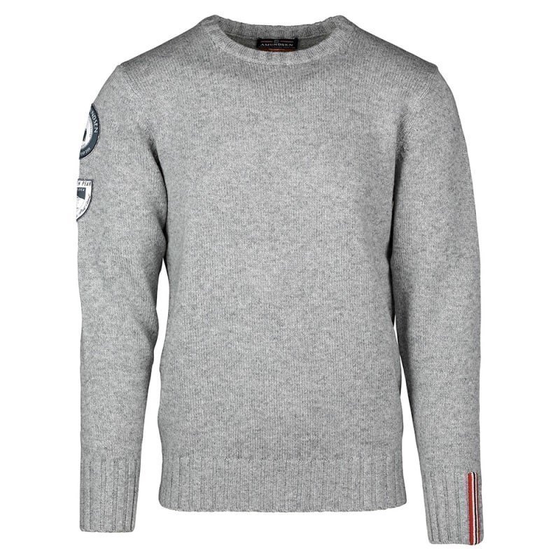 Amundsen Peak Mens Crew Neck S Light Grey