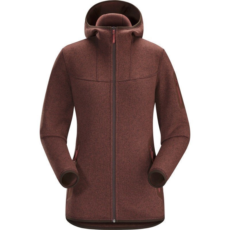 Arc'teryx Covert Hoody Women's L Cherry Chocolate