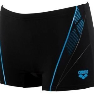 Arena Wheelie Jr Short poikien uimaboxerit musta/turkoosi