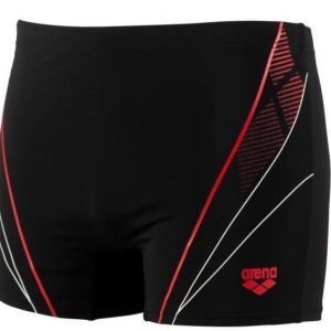 Arena Wheelie Short miesten uimaboxerit musta/punainen