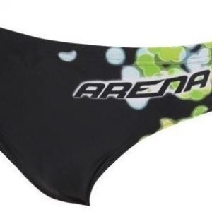 Arena flake miesten uimahousut musta/vihreä