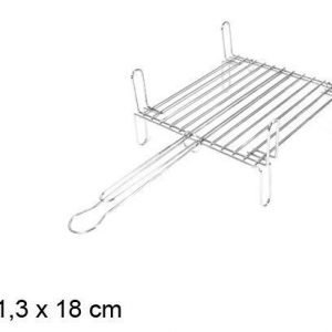 Barbecue grill couble 57x31x18cm matkagrilli