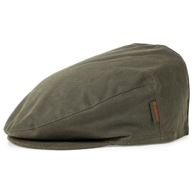 Barbour Cheviot Tartan Cap L Olive Herringbo