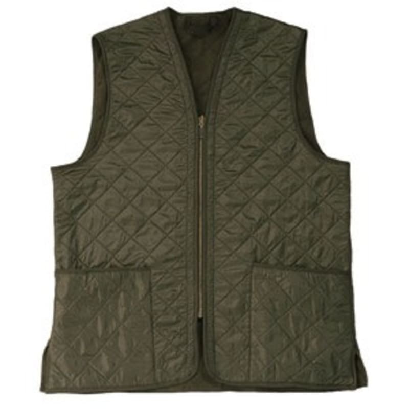 Barbour Polarquilt Waistcoat Zip-In XS DK OLIVE