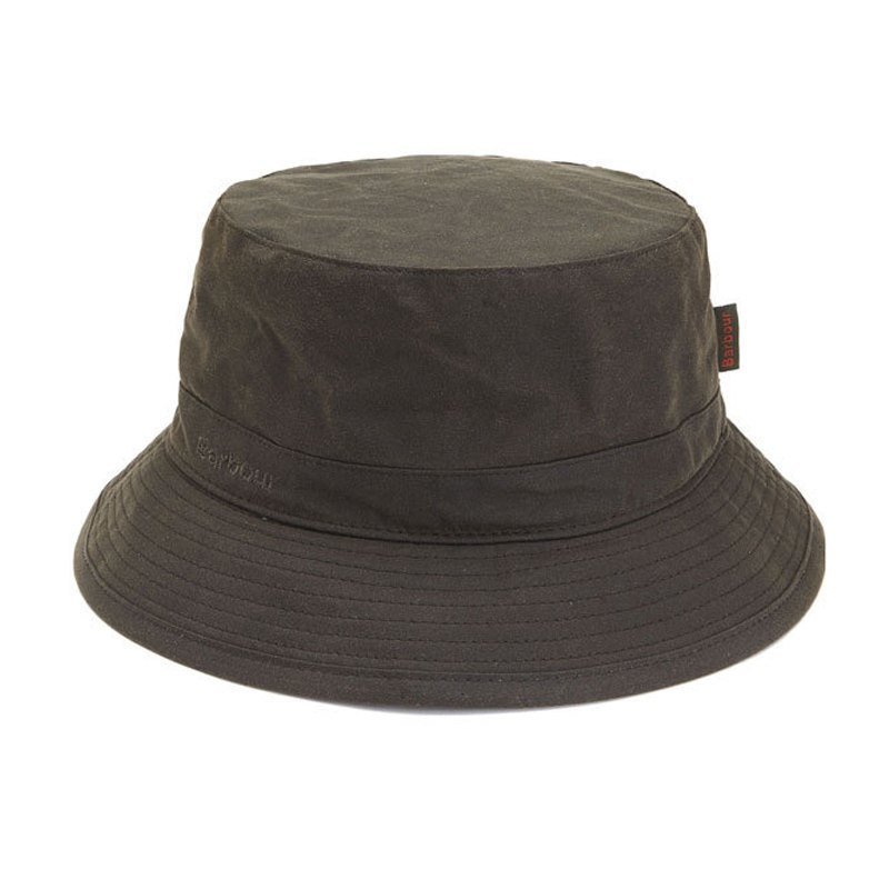 Barbour Wax Sports Hat L Dark Olive