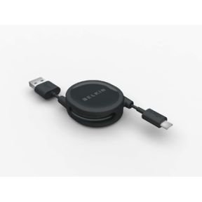 Belkin - USB-A/Micro-B Pro Cable - A/B - 2.6' black