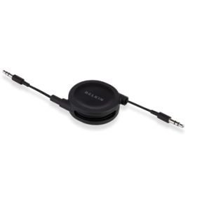 Belkin - iPhone/iPod retractable Cable black