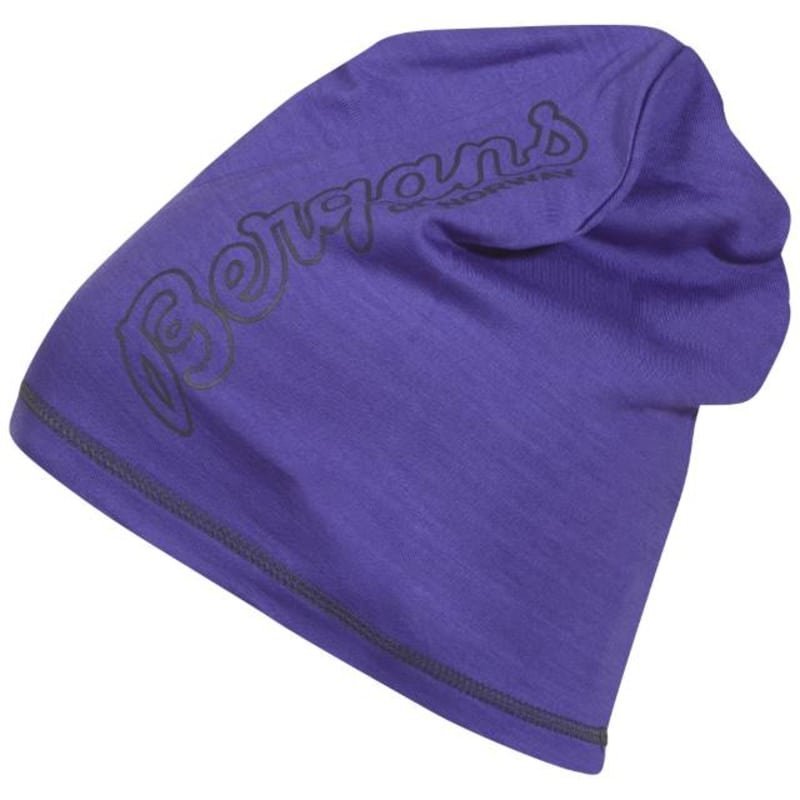 Bergans Bloom Wool Beanie ONE SIZE Funkypurple/Night Blue