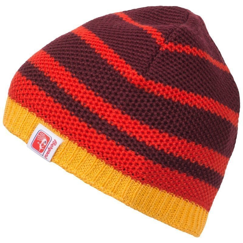 Bergans Cecilie Beanie ONE SIZE Wine/Br Red/Sunflower