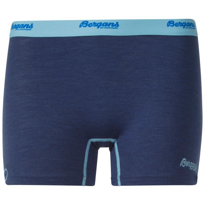 Bergans Cecilie Wool Boxer M Inkblue Mel/Ice