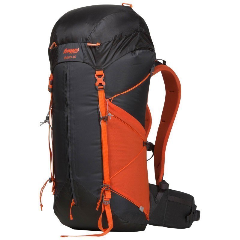 Bergans Helium 40 40 Solid Charcoal/Koi Orange