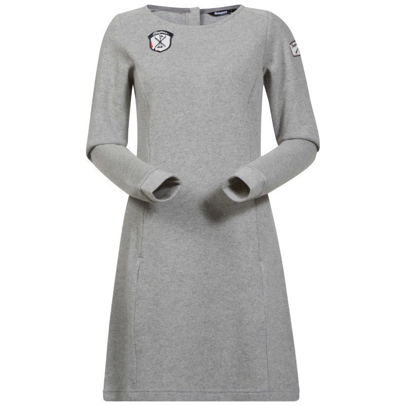 Bergans Kollen Wool Lady Dress L Grey Mel