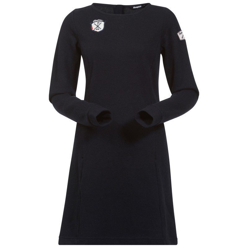 Bergans Kollen Wool Lady Dress S Navy