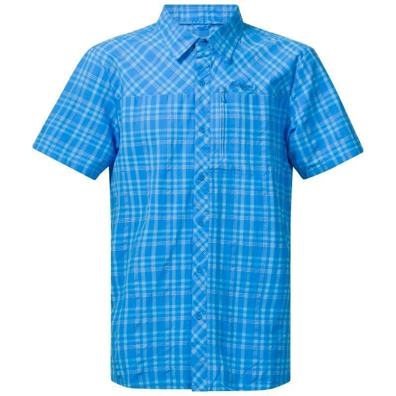 Bergans Langli Shirt SS S Lt Wintersky Check