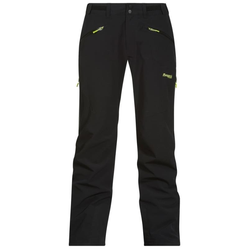 Bergans Oppdal Insulated Pants L Black/Spring Leaves