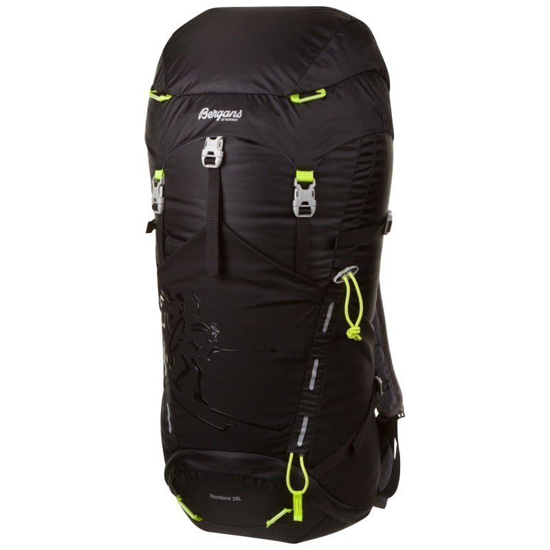 Bergans Rondane 38L 38 Black/Neon Green