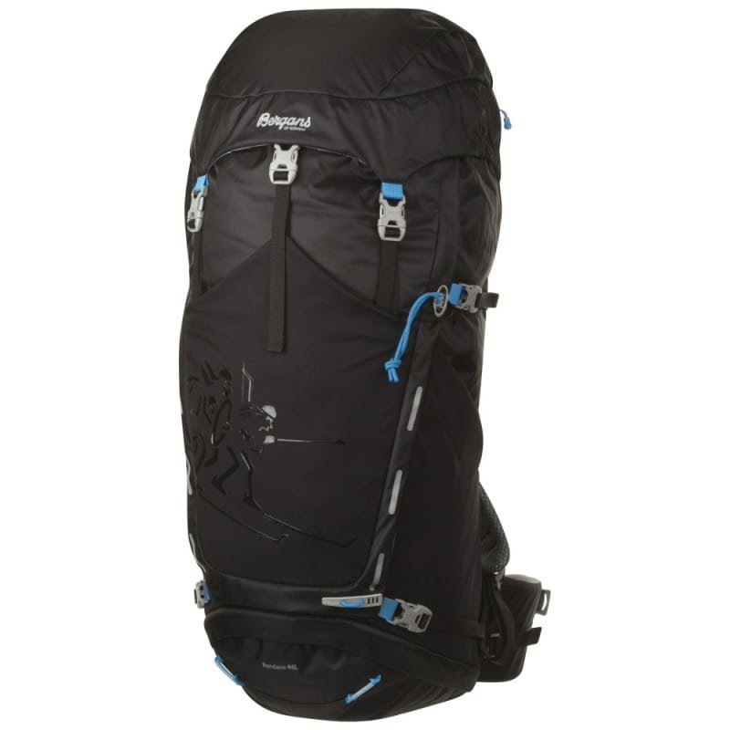 Bergans Rondane 46L 46 Black/Bright Seablue