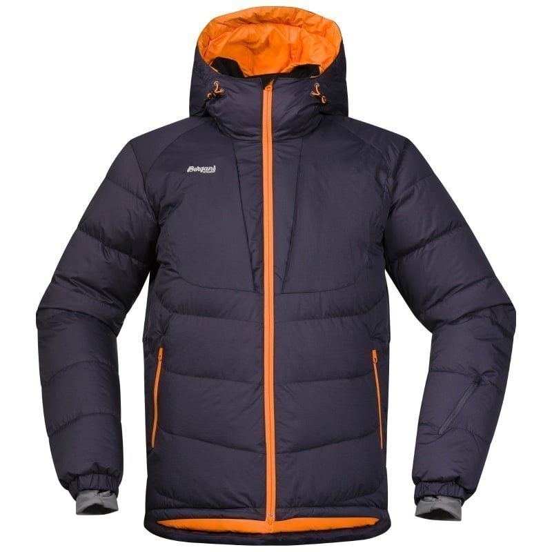 Bergans Sauda Down Jacket S NightBlue/Pumpkin/Alu