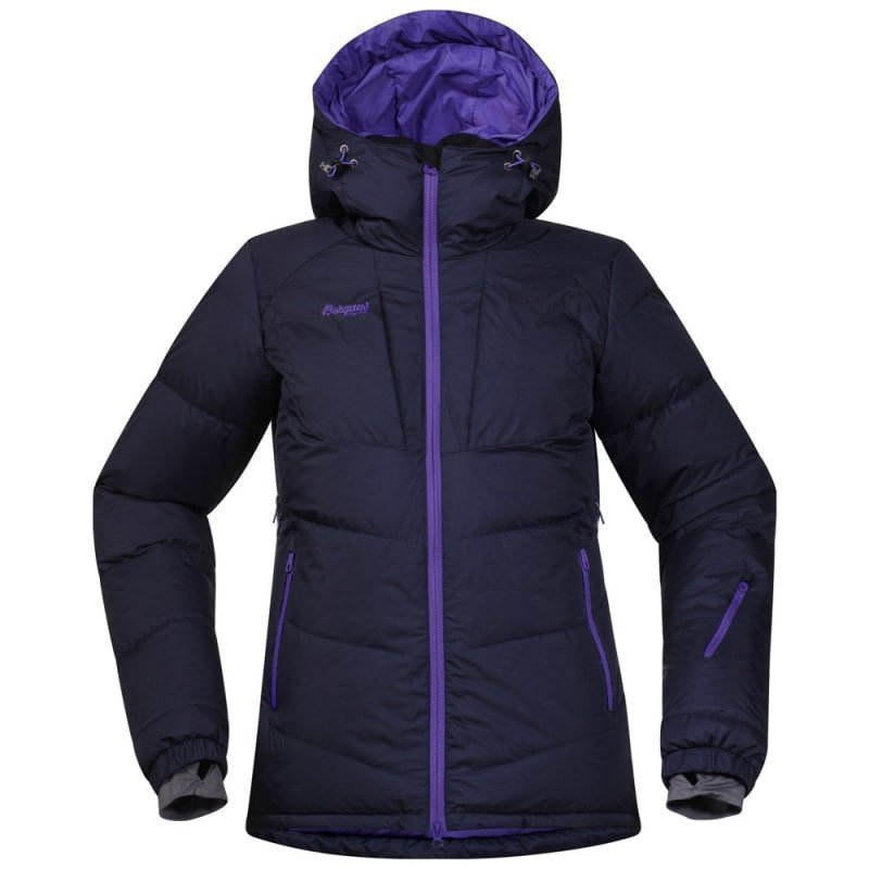 Bergans Sauda Down Lady Jkt L Navy/Funky Purple