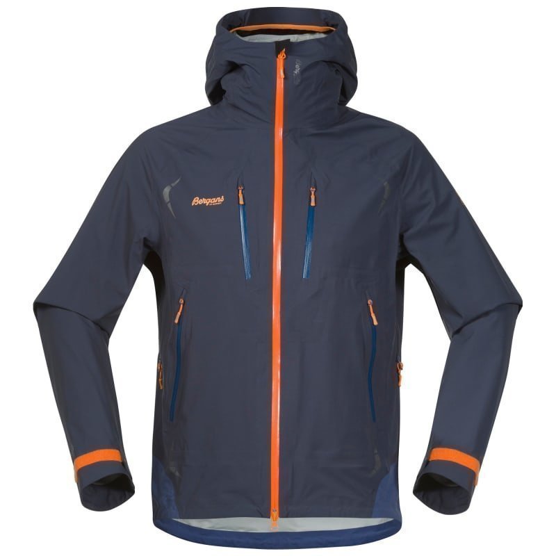 Bergans Storen Jacket L Night Blue/Dusty Blue/Pumpkin