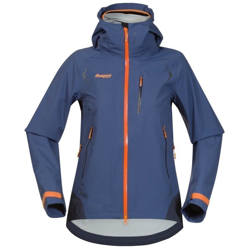 Bergans Storen Lady Jacket L Dusty Blue/Night Blue/Pumpkin