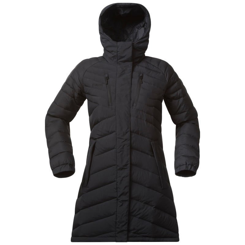 Bergans Svolvær Down Long Lady Jacket L Black