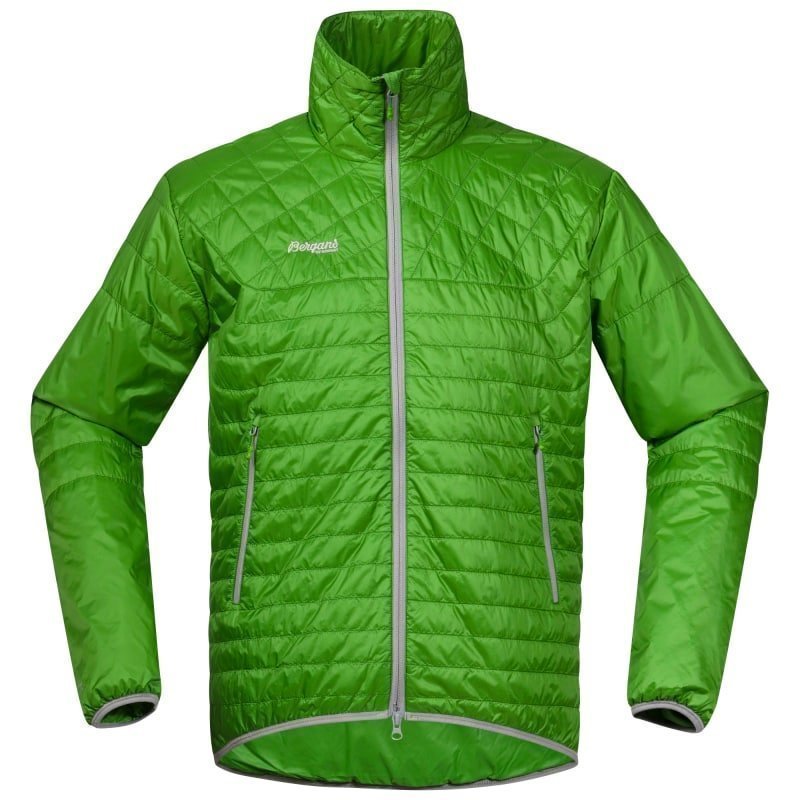 Bergans Uranostind Insulated Jacket L Lawn Green/Solid Lt Grey