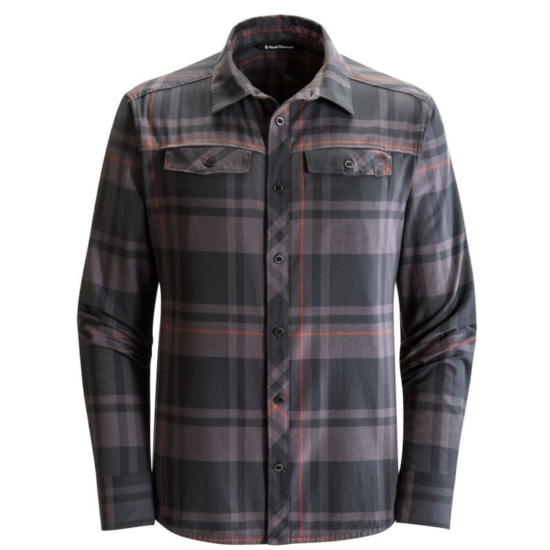 Black Diamond L/S Technician Shirt L Black- Slate Plaid