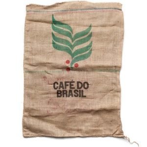 Brasilialainen juuttisäkki kahville ylijäämä